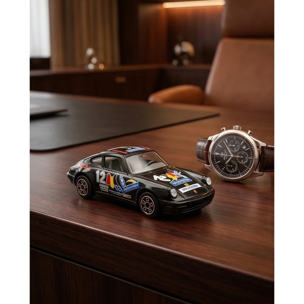 Bburago 1/43 Porsche 911 Carrera Supercup Black Diecast Car Cod 4153 New In Box